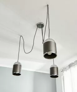 Euluna Riippuvalaisin Anadia, 3-lamp. Spider Antrasiitti