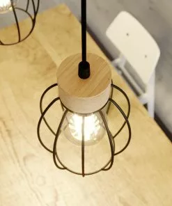 Euluna Riippuvalaisin Beeke, 3-lamp., Häkkivarjostimet -Lampan kauppa riippuvalaisin beeke 3 lamp haekkivarjostimet 3