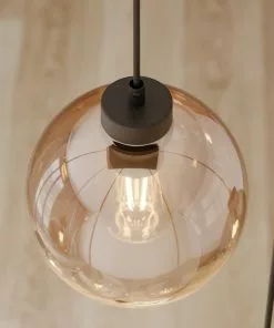 Euluna Riippuvalaisin Cubus, 6-lamp. Kirkas/hunaja/ruskea -Lampan kauppa riippuvalaisin cubus 6 lamp kirkas hunaja ruskea 3