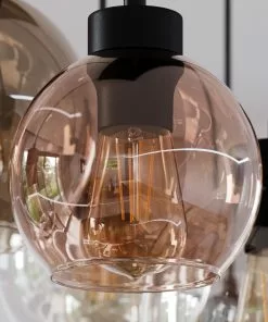 Euluna Riippuvalaisin Cubus, 8-lamp. Kirkas/hunaja/ruskea -Lampan kauppa riippuvalaisin cubus 8 lamp kirkas hunaja ruskea 2