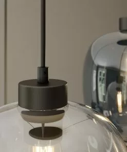 Euluna Riippuvalaisin Elio, 3-lamp, Sininen/kirkas/harmaa -Lampan kauppa riippuvalaisin elio 3 lamp sininen kirkas harmaa 12