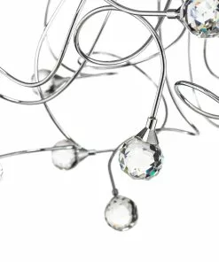 Euluna Riippuvalaisin Trilly, Kromi, Kristalleja, 5-lamp. -Lampan kauppa riippuvalaisin trilly kromi kristalleja 5 lamp 3