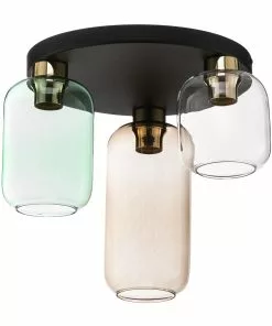 Euluna Riippuvalo Marco Green 3-lamp. Kirkas/vihreä/sin. -Lampan kauppa riippuvalo marco green 3 lamp kirkas vihreae sin 2