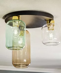 Euluna Riippuvalo Marco Green 3-lamp. Kirkas/vihreä/sin. -Lampan kauppa riippuvalo marco green 3 lamp kirkas vihreae sin 8