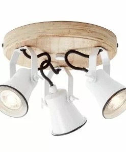 BRILLIANT Seed-kattospotti, 3-lamp., Valkoinen -Lampan kauppa seed kattospotti 3 lamp valkoinen 6