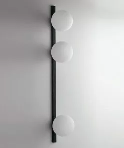 ECO-LIGHT Seinävalaisin Enoire Musta Ja Valkoinen, 3-lamp. -Lampan kauppa seinaevalaisin enoire musta ja valkoinen 3 lamp 2