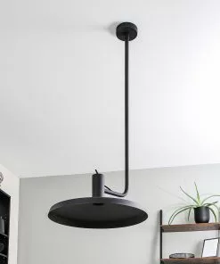 Wever & Ducré Lighting WEVER & DUCRÉ Roomor Riippu 1-lamp 51 Cm Musta